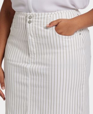 Plus Size High Waist Skirt