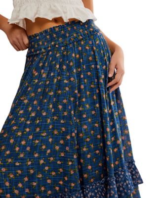 Women's Brynn Printed Ruffle Maxi Skirt