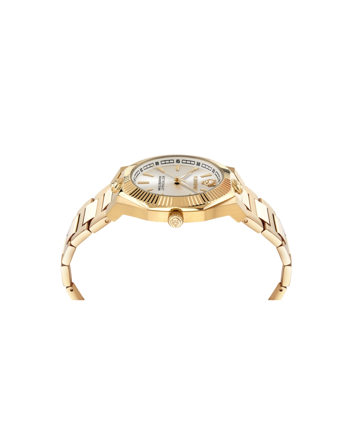 Plein Sport Metronaut Bracelet Watch In Gold