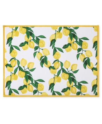 Fiesta Lemon Vine Dish Drying Mat