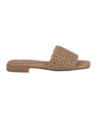 Women's Kendra Woven Single Band Flat Sandals