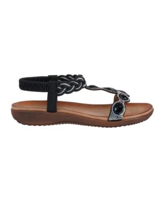 Women's Victoria Jeweled Flat Sandals