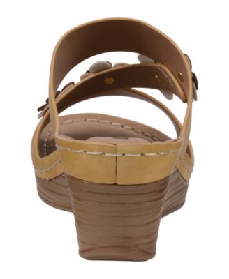 Women's Halia Floral Wedge Sandals