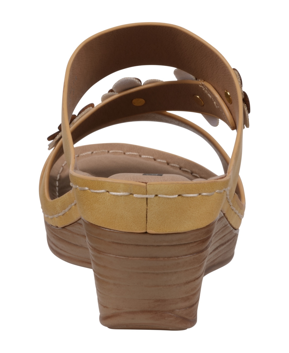 Gc Shoes Halia Wedge Sandal In Yellow