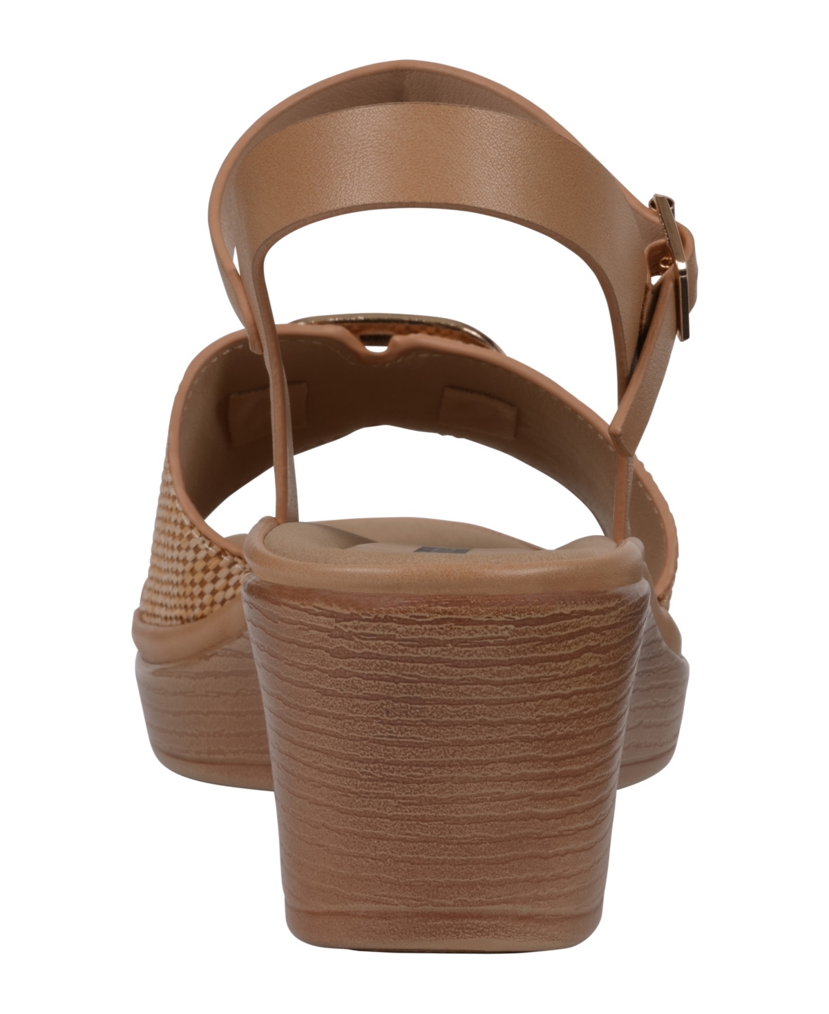 Gc Shoes Fia Buckle Wedge Sandal In Natural