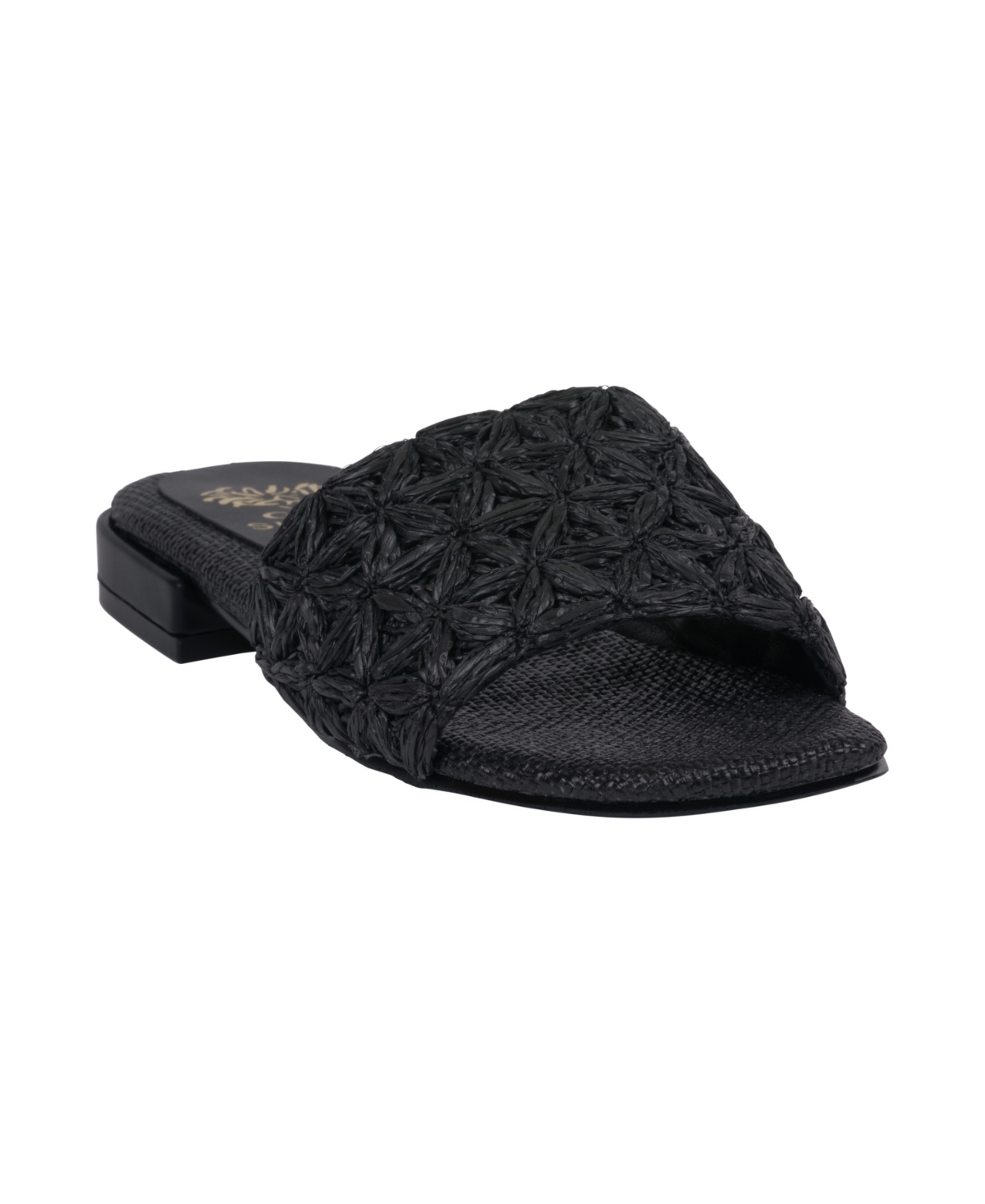 Women's Kendra Woven Single Band Flat Sandals - Natural