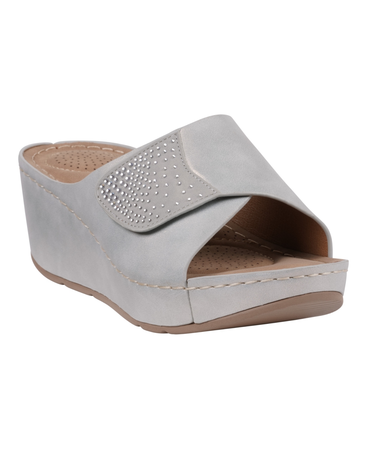 Women's Annora Embellished Wedge Sandals - Gold