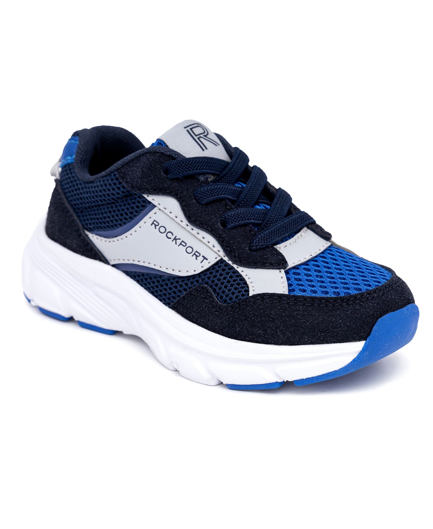 Кроссовки Rockport Jayci Athletic Sneakers для мальчиков, цвет: Тёмно-синий / Кобальтовый — фото 1