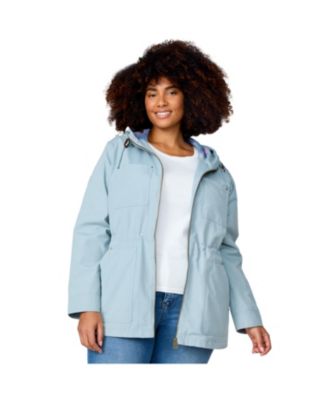 Легкая холщовая куртка свободного кроя в стиле Кантри Плюс Размер