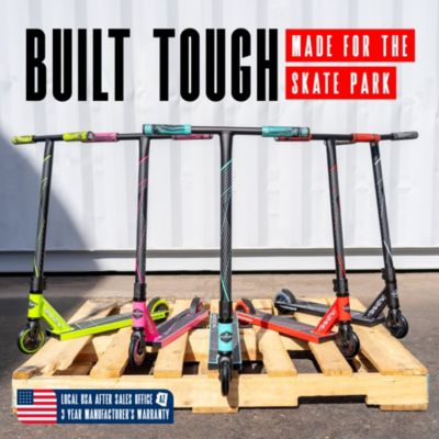 Pro Stunt Scooter for Kids Ages 5 - 12 – Lightweight Durable Trick Scooter for Skatepark and Street – MG1 - Green