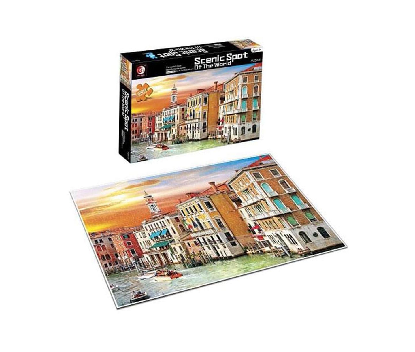 Детский пазл Shantou South Toys Factory Scenic Spot of the World Venice 500 Piece Puzzle, Ages 8+ — фото 1