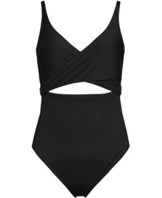 Women's Wrap Monokini High Leg One Piece Swimsuit