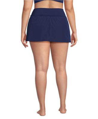 Мини-шорты для плавания Lands' End Plus размера плюс без защипов