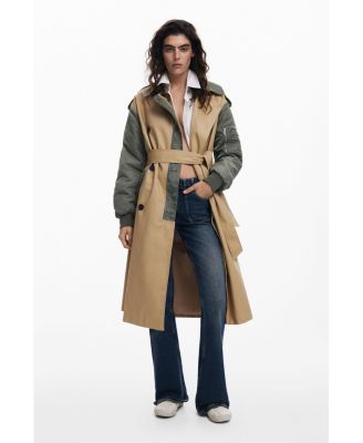 Женская комбинированная парка Desigual