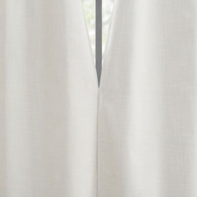 Aldwin Slub Texture Magnetic Closure 100% Blackout Grommet Curtain Panel