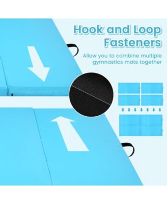 4-Panel Folding Gym Mat – Non-Slip, Portable, Durable for Home Gym, Yoga, Kids Play