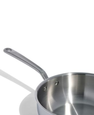Stainless Steel Clad 3-Quart Saucier with Lid