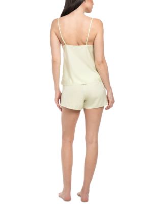 Women's 2-Pc. Cosmica Satin Cami Tap Set