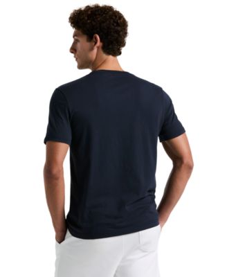 Оригинальный Пингвин Original Penguin Мужская приталенная футболка с круглым вырезом и коротким рукавом с цветным логотипом и графическим рисунком 9790₽