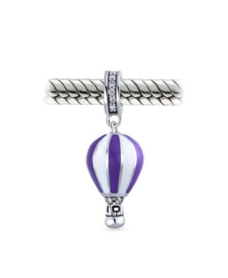 Блестящие ювелирные изделия Отпуск Путешествия Кристалл Воздушный шар Болтающийся Шарм Из бисера Европейский Браслет