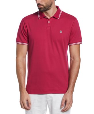 Original Penguin - Men's Sticker Pete Slim-Fit Tipped Polo Shirt