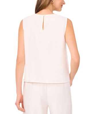 Женский топ без рукавов с вышивкой от Vince Camuto