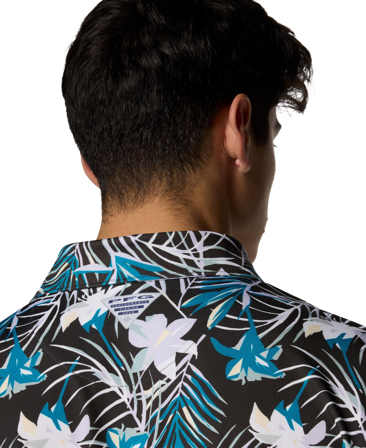 Shop Columbia Men's Super Slack Tide Ii Stretch Polo In Shark Trop