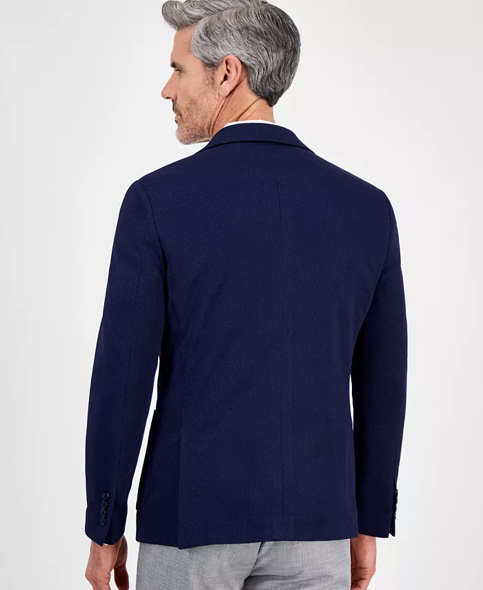 Men's Slim-Fit Waffle Stretch Sport Coat - thumbnail 2