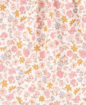 Baby Girls Cotton Bodysuit Dress & Cardigan, 2 Piece Set