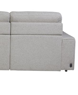 Frandlyn 3-Pc. Fabric Power Sliding Sofa, Exclusively at Macy's