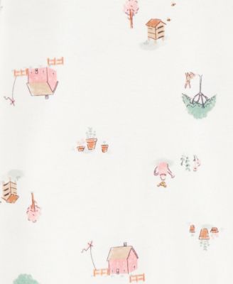 Baby Girls Cotton Sleeper Gowns, 2 Pack