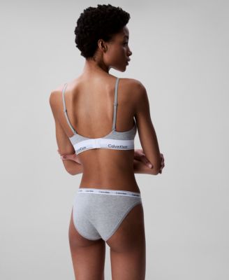 Women's Modern Cotton Lightly Lined Triangle Bralette- QF5650