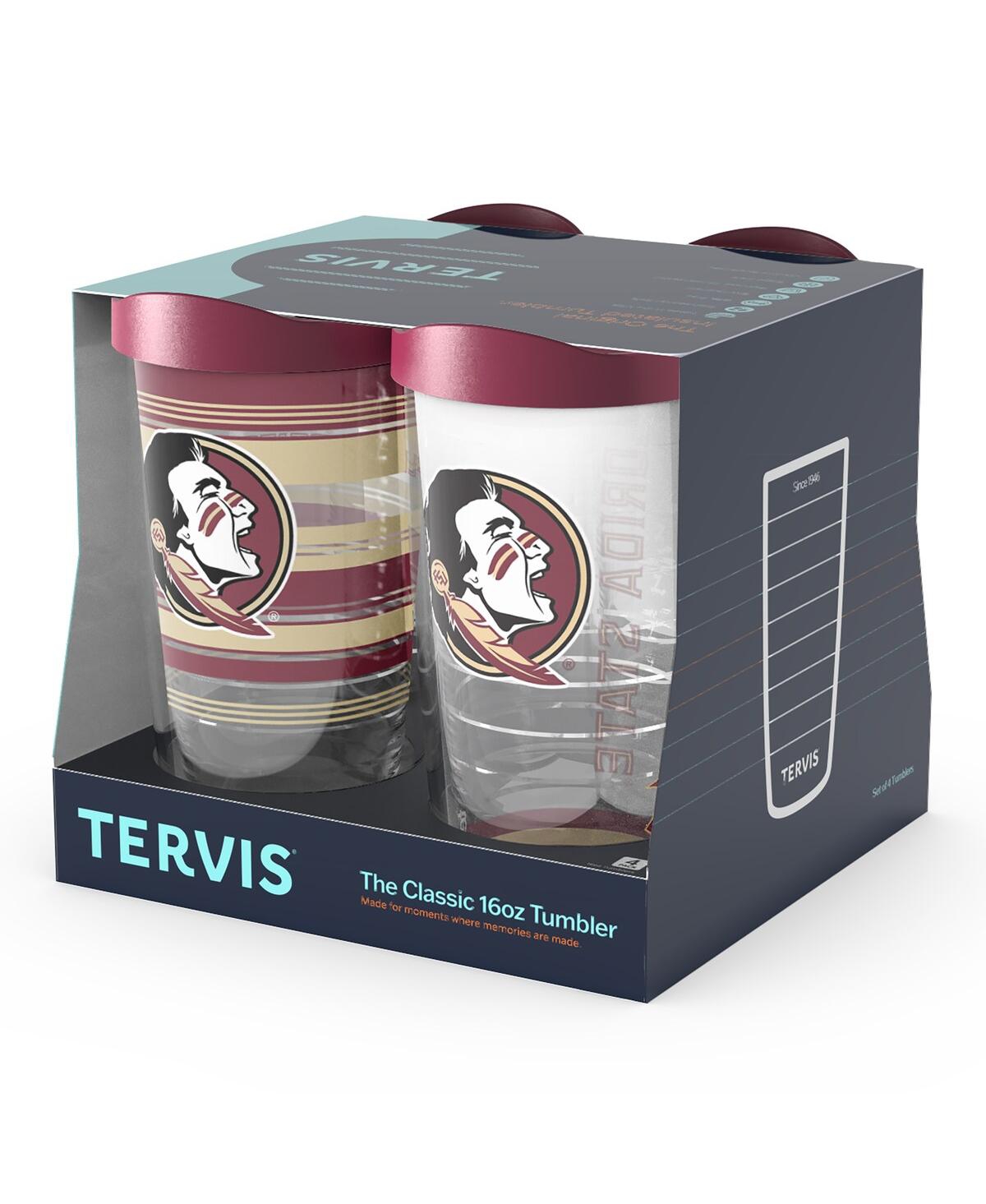 Tervis Tumbler Florida State Seminoles 16oz. Classic Tumbler, Set Of 4 In No Color