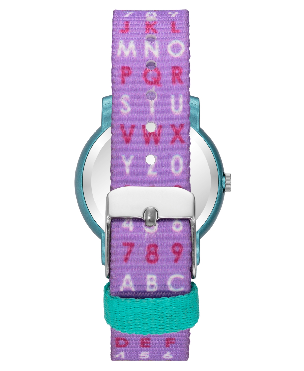 Shop Armitron Kid's Quartz Jumpstart Lavender Nylon Watch, 32mm In Lavender,teal