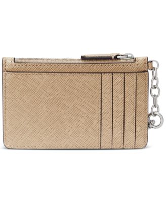 Кожаный футляр для карточек Lauren Ralph Lauren Crosshatch на молнии