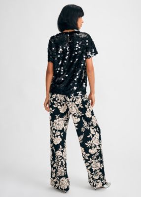 Женская футболка с пайетками Isaac Mizrahi