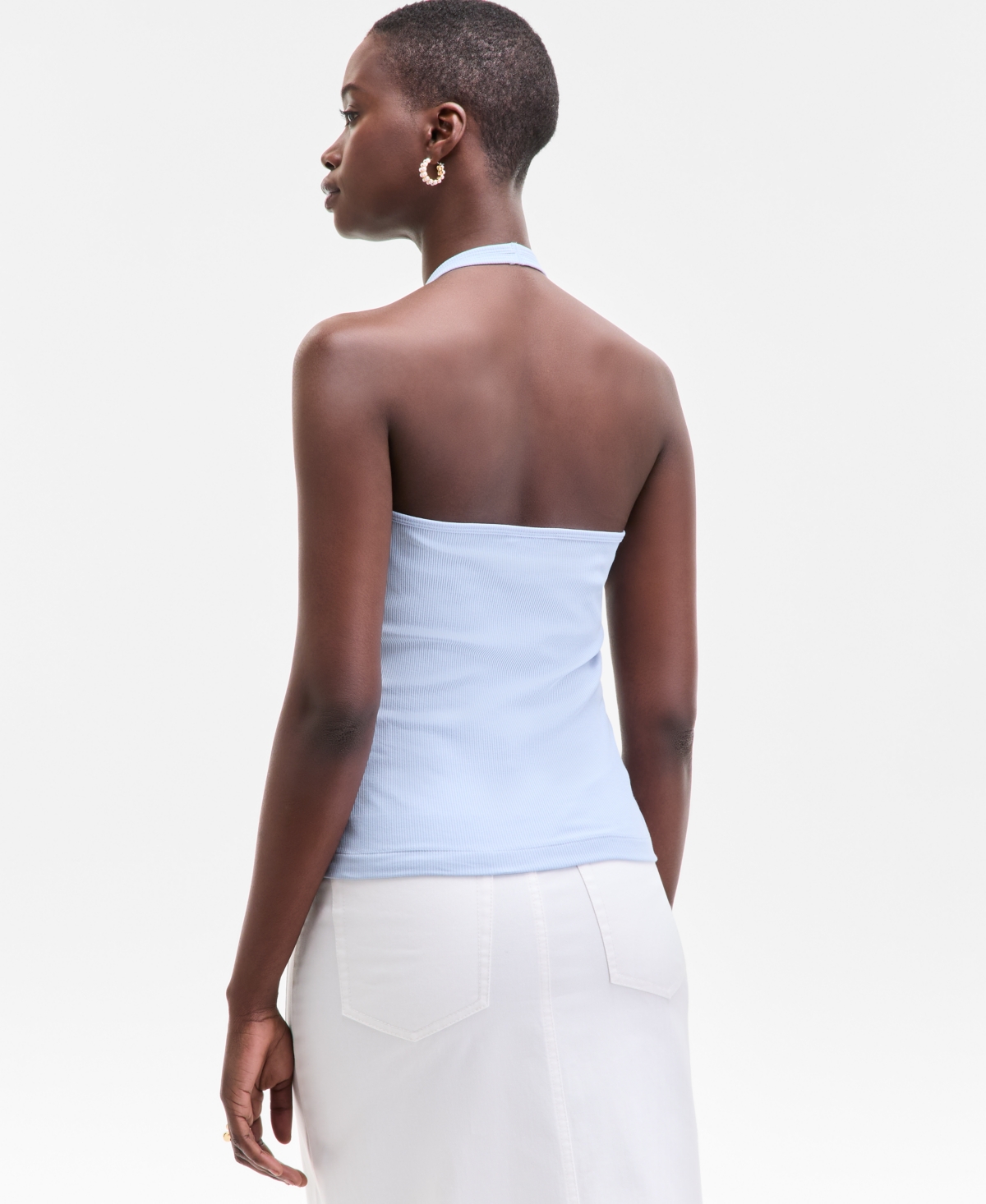 Shop On 34th Women's V-neck Halter Top, Exclusively At Macy's
