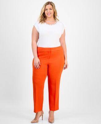Облегающие брюки с высокой посадкой Kasper Plus Size