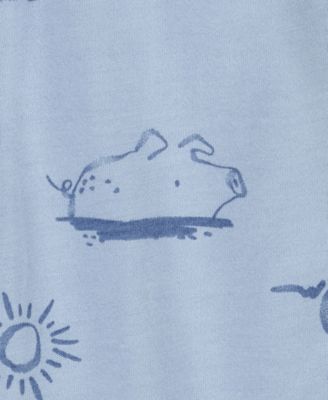 Baby Boys Dog Little Character Set&reg; Cotton Hooded Cardigan, Bodysuit & Pants, 3 Piece Set	 