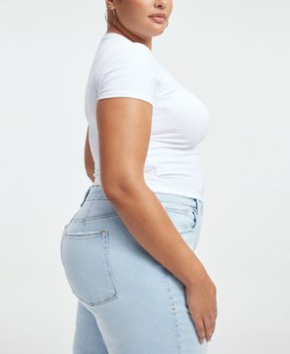 Women's Super Stretch Baby T-Shirt, Regular & Plus Size