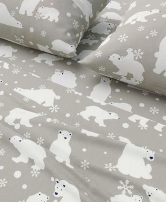Ultra-Soft Turkish Cotton Flannel Christmas Print Sheet Set