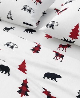 Ultra-Soft Turkish Cotton Flannel Christmas Print Sheet Set