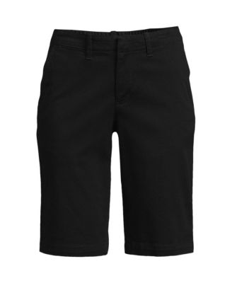 Женские классические хлопчатобумажные шорты Lands' End длиной 12 дюймов