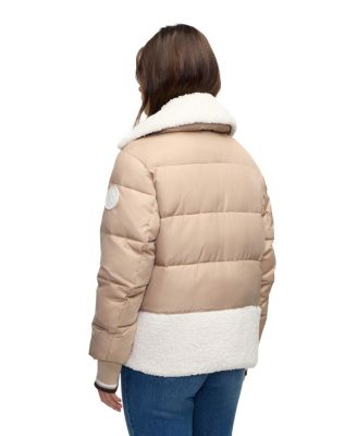 Женский пуховик свободного кроя Anika от Scotch & Soda с воротником-стойкой