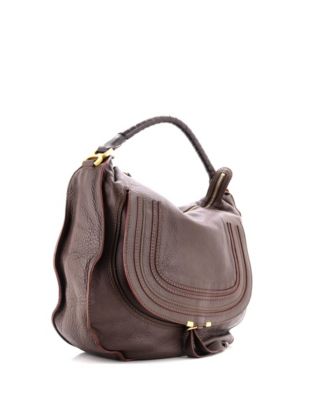 Бывшая в употреблении кожаная куртка Chloe Large от Marcie Hobo