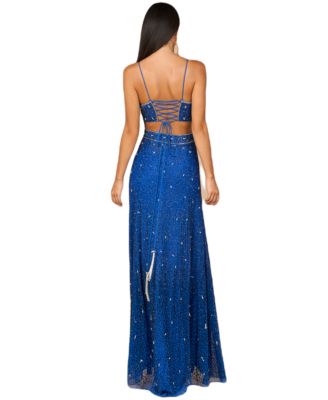 Женское платье Lara в стиле Омбре, расшитое бисером - АУТЛЕТ