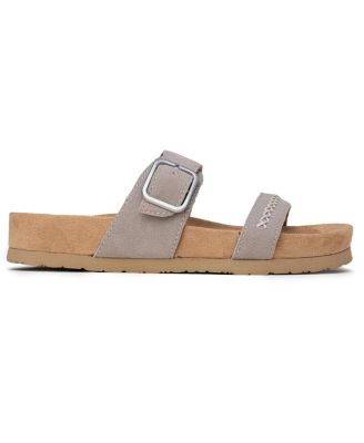 Women's Gideon Suede 2-Strap Buckle Sandals
