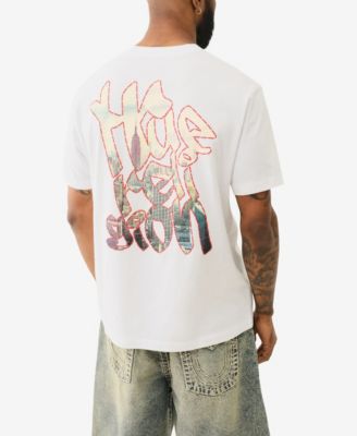 Men's Short Sleeve Graffiti Puff T-Shirt