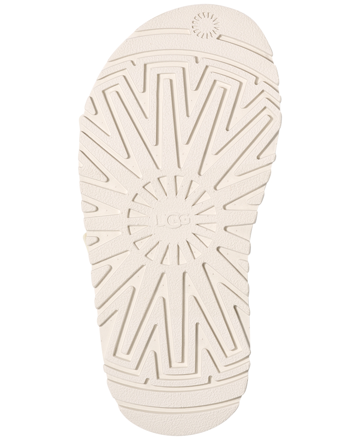 Ugg Goldenglow Ivory Fabric Blend Slippers