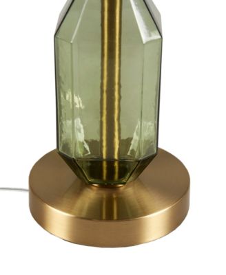26.5" Zirconia Faceted Glass Table Lamp